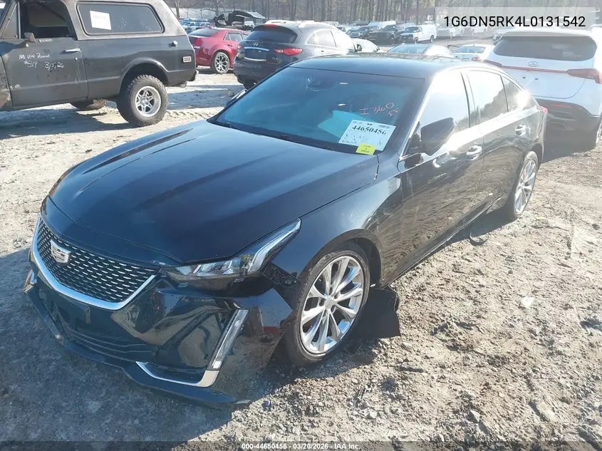 2020 Cadillac Ct5 Premium Luxury VIN: 1G6DN5RK4L0131542 Lot: 44650456