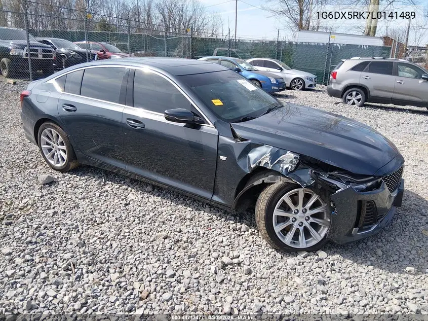 2020 Cadillac Ct5 Luxury VIN: 1G6DX5RK7L0141489 Lot: 44717477