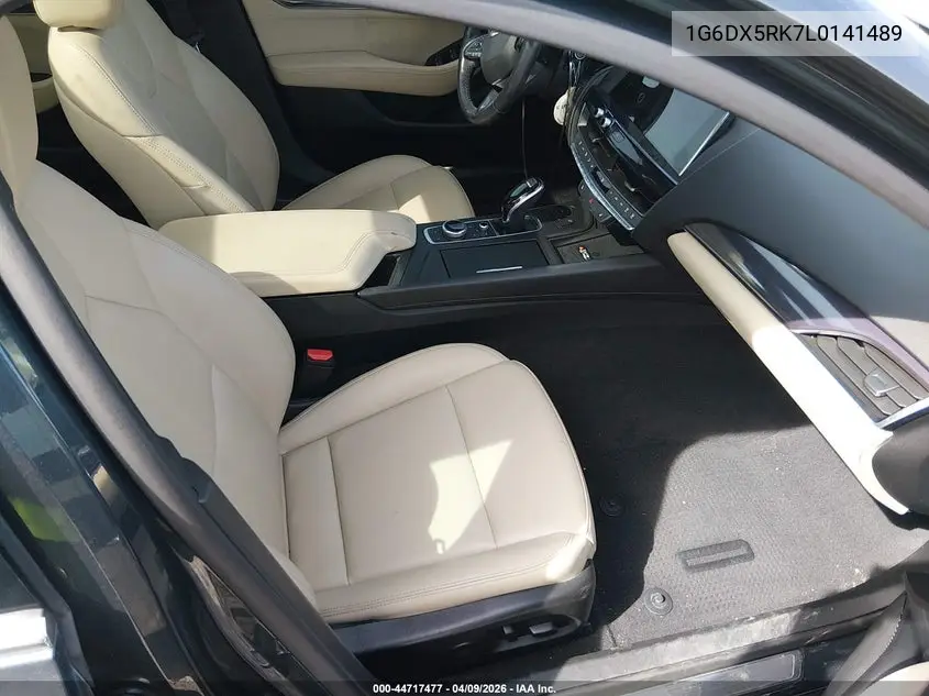 2020 Cadillac Ct5 Luxury VIN: 1G6DX5RK7L0141489 Lot: 44717477
