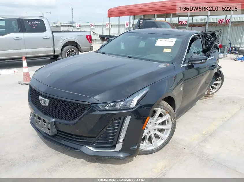 2020 Cadillac Ct5 Luxury VIN: 1G6DW5RK2L0152208 Lot: 45035660