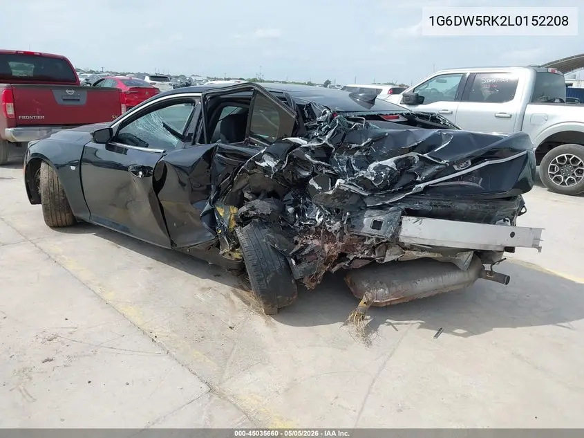 2020 Cadillac Ct5 Luxury VIN: 1G6DW5RK2L0152208 Lot: 45035660