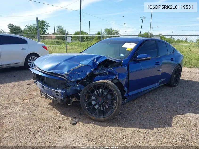 2020 Cadillac Ct5 Sport VIN: 1G6DP5RK2L0119531 Lot: 45110228