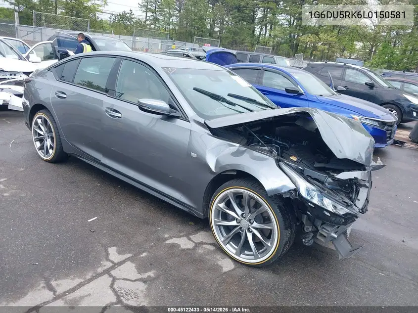 2020 Cadillac Ct5 Sport VIN: 1G6DU5RK6L0150581 Lot: 45122433