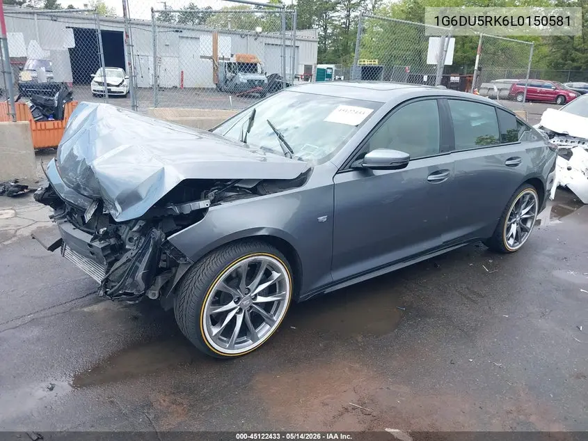 2020 Cadillac Ct5 Sport VIN: 1G6DU5RK6L0150581 Lot: 45122433
