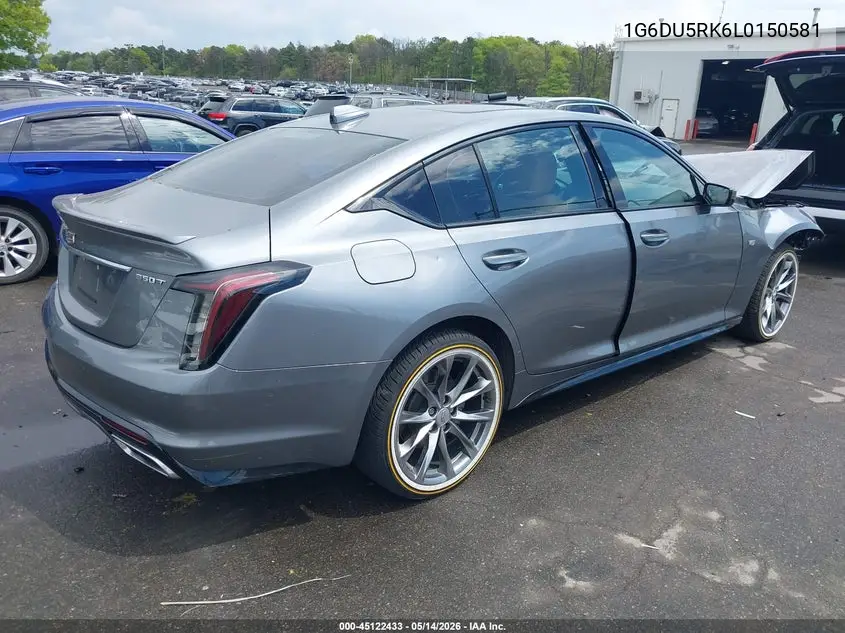 2020 Cadillac Ct5 Sport VIN: 1G6DU5RK6L0150581 Lot: 45122433