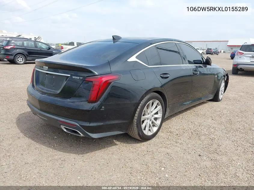 2020 Cadillac Ct5 Luxury VIN: 1G6DW5RKXL0155289 Lot: 45140754