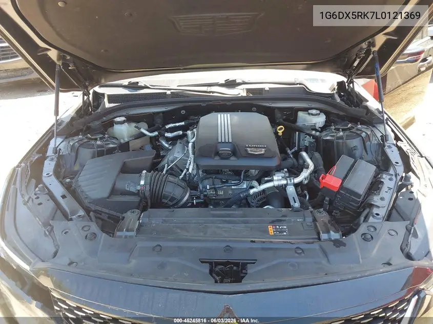2020 Cadillac Ct5 Luxury VIN: 1G6DX5RK7L0121369 Lot: 45245816