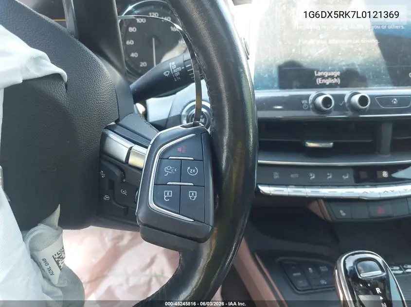 2020 Cadillac Ct5 Luxury VIN: 1G6DX5RK7L0121369 Lot: 45245816