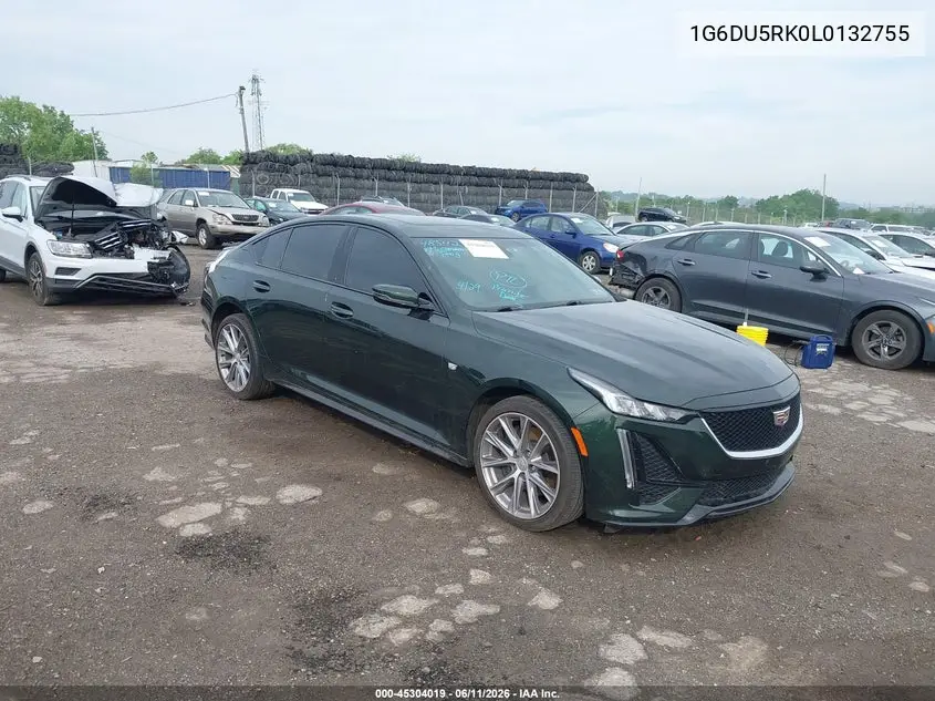 2020 Cadillac Ct5 Sport VIN: 1G6DU5RK0L0132755 Lot: 45304019
