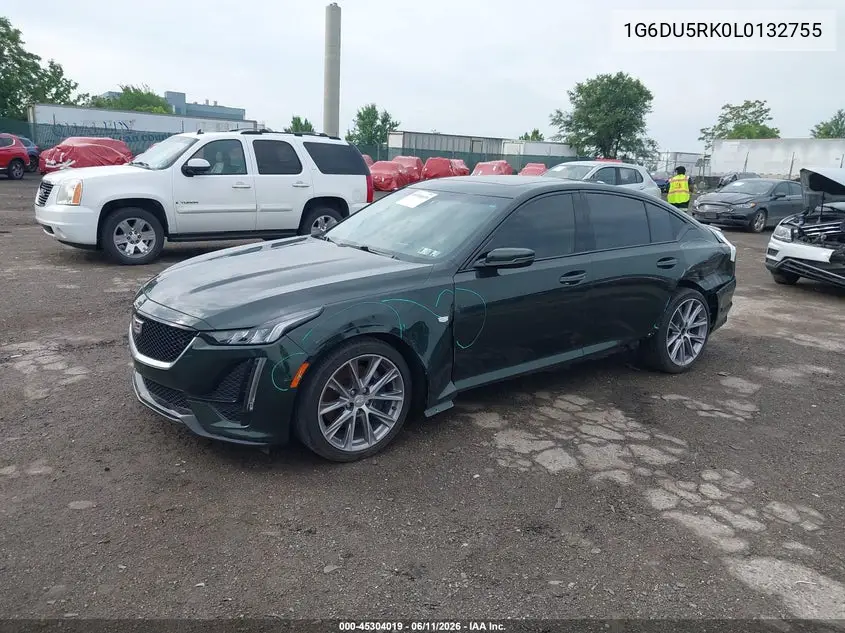 2020 Cadillac Ct5 Sport VIN: 1G6DU5RK0L0132755 Lot: 45304019