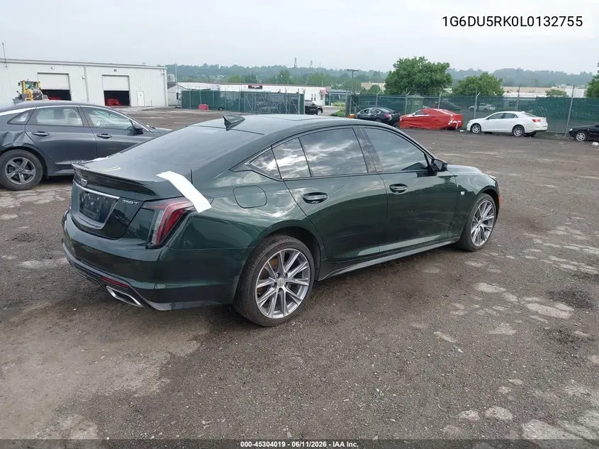 2020 Cadillac Ct5 Sport VIN: 1G6DU5RK0L0132755 Lot: 45304019