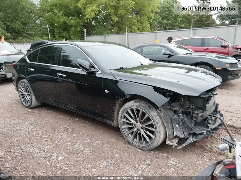 2020 Cadillac Ct5 Premium Luxury VIN: 1G6DT5RW3L0143965 Lot: 45346341