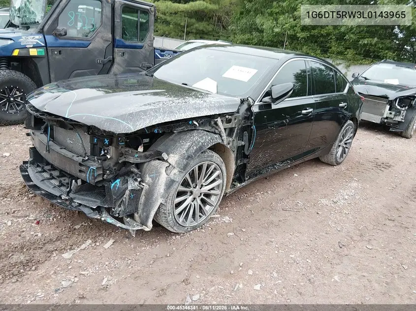 2020 Cadillac Ct5 Premium Luxury VIN: 1G6DT5RW3L0143965 Lot: 45346341