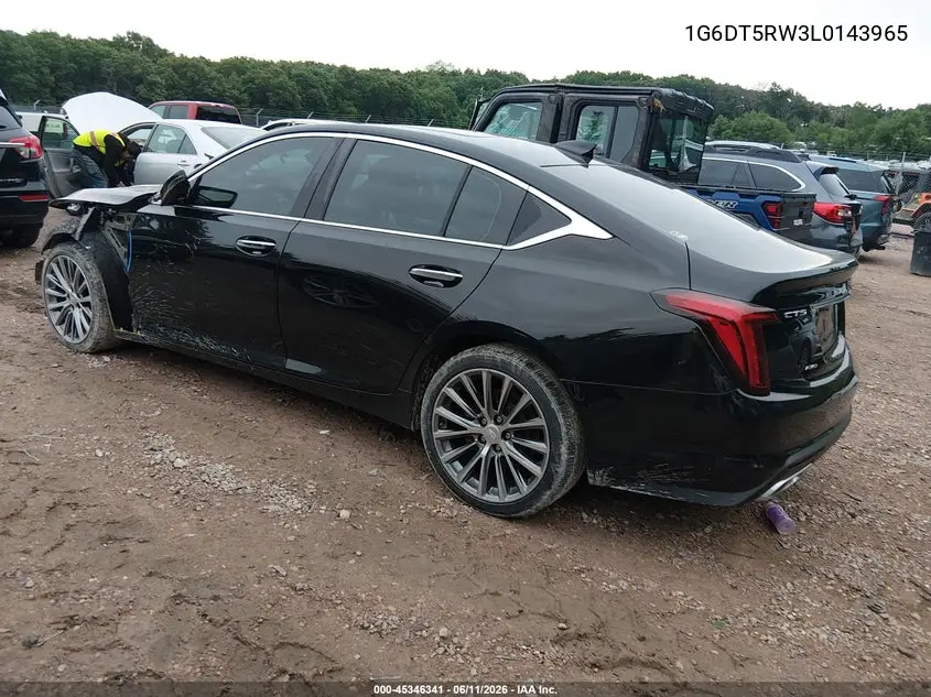 2020 Cadillac Ct5 Premium Luxury VIN: 1G6DT5RW3L0143965 Lot: 45346341