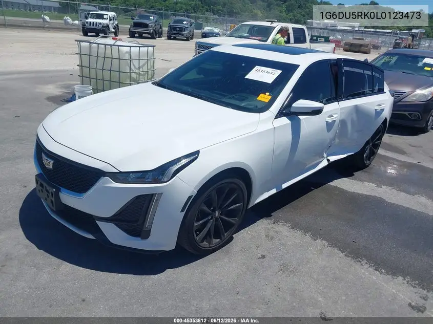 2020 Cadillac Ct5 Sport VIN: 1G6DU5RK0L0123473 Lot: 45353612