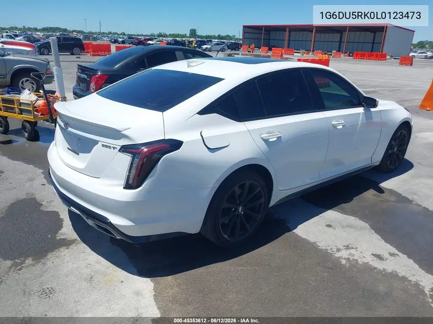 2020 Cadillac Ct5 Sport VIN: 1G6DU5RK0L0123473 Lot: 45353612