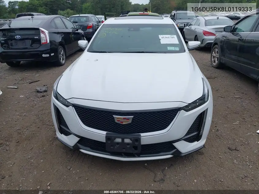 2020 Cadillac Ct5 Sport VIN: 1G6DU5RK8L0119333 Lot: 45361705