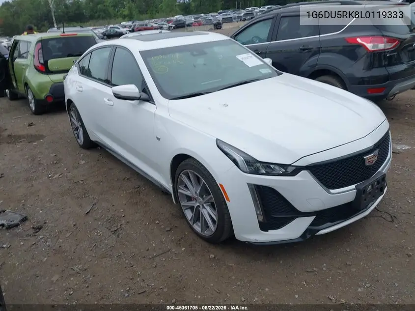 2020 Cadillac Ct5 Sport VIN: 1G6DU5RK8L0119333 Lot: 45361705