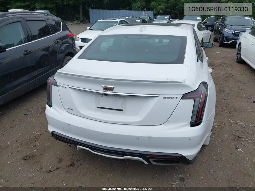 2020 Cadillac Ct5 Sport VIN: 1G6DU5RK8L0119333 Lot: 45361705