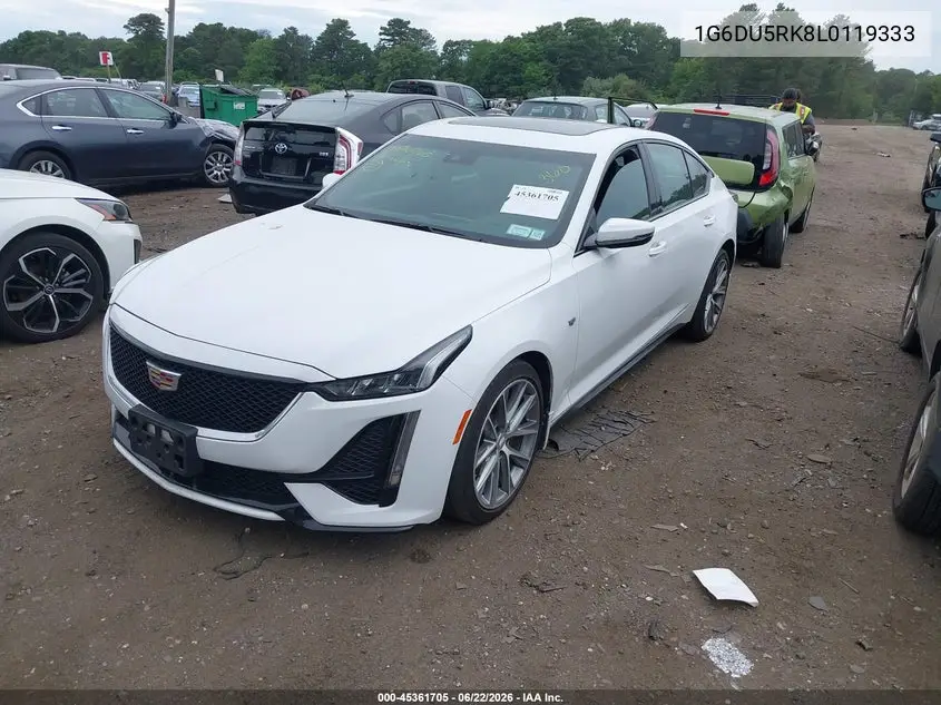 2020 Cadillac Ct5 Sport VIN: 1G6DU5RK8L0119333 Lot: 45361705
