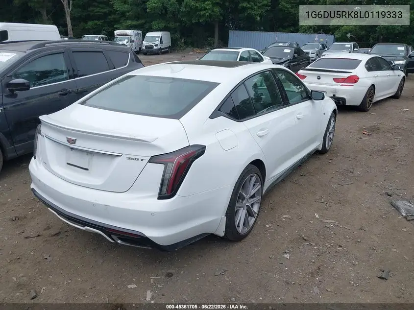 2020 Cadillac Ct5 Sport VIN: 1G6DU5RK8L0119333 Lot: 45361705