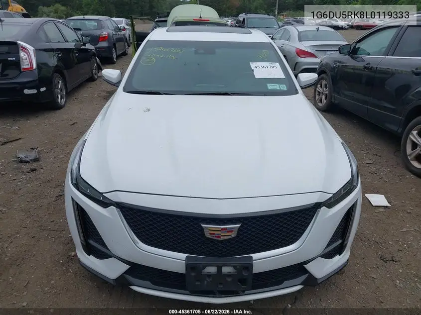 2020 Cadillac Ct5 Sport VIN: 1G6DU5RK8L0119333 Lot: 45361705