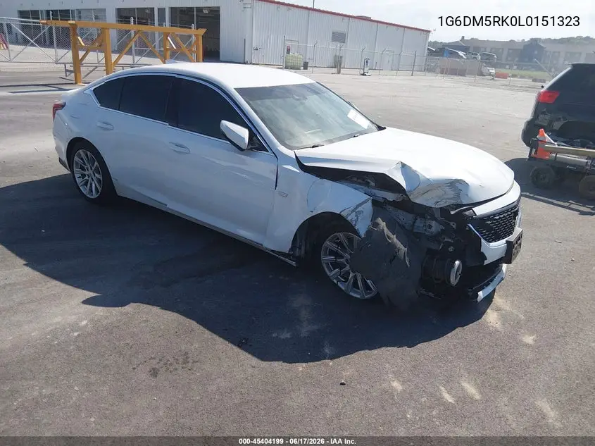 2020 Cadillac Ct5 Luxury VIN: 1G6DM5RK0L0151323 Lot: 45404199