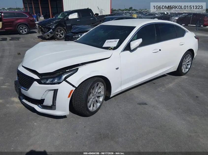 2020 Cadillac Ct5 Luxury VIN: 1G6DM5RK0L0151323 Lot: 45404199