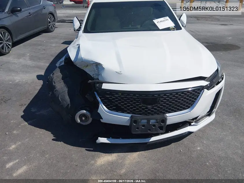2020 Cadillac Ct5 Luxury VIN: 1G6DM5RK0L0151323 Lot: 45404199