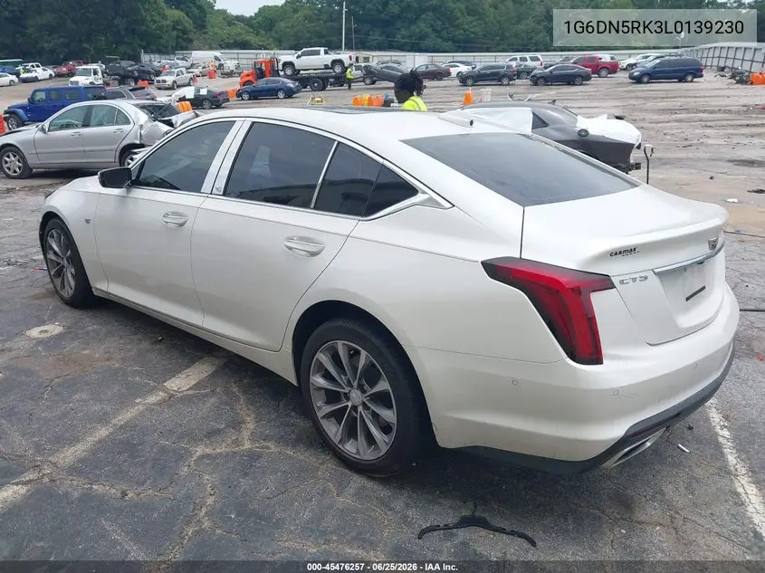 2020 Cadillac Ct5 Premium Luxury VIN: 1G6DN5RK3L0139230 Lot: 45476257