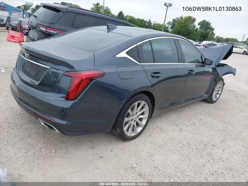 2020 Cadillac Ct5 Luxury VIN: 1G6DW5RK1L0130863 Lot: 45478909