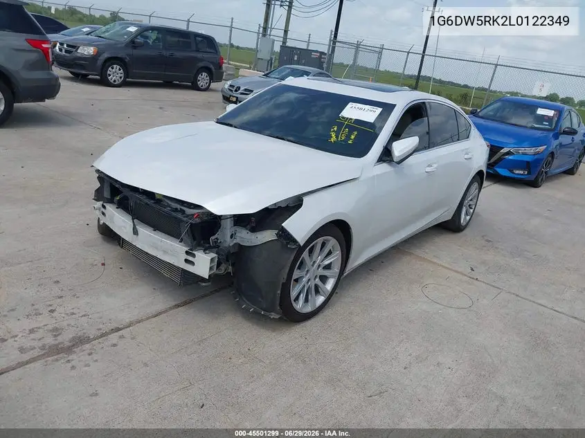 2020 Cadillac Ct5 Luxury VIN: 1G6DW5RK2L0122349 Lot: 45501299