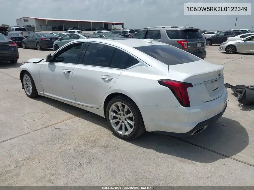 2020 Cadillac Ct5 Luxury VIN: 1G6DW5RK2L0122349 Lot: 45501299