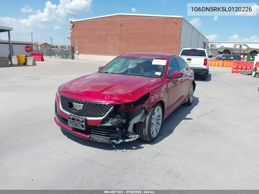 2020 Cadillac Ct5 Premium Luxury VIN: 1G6DN5RK5L0120226 Lot: 45571637