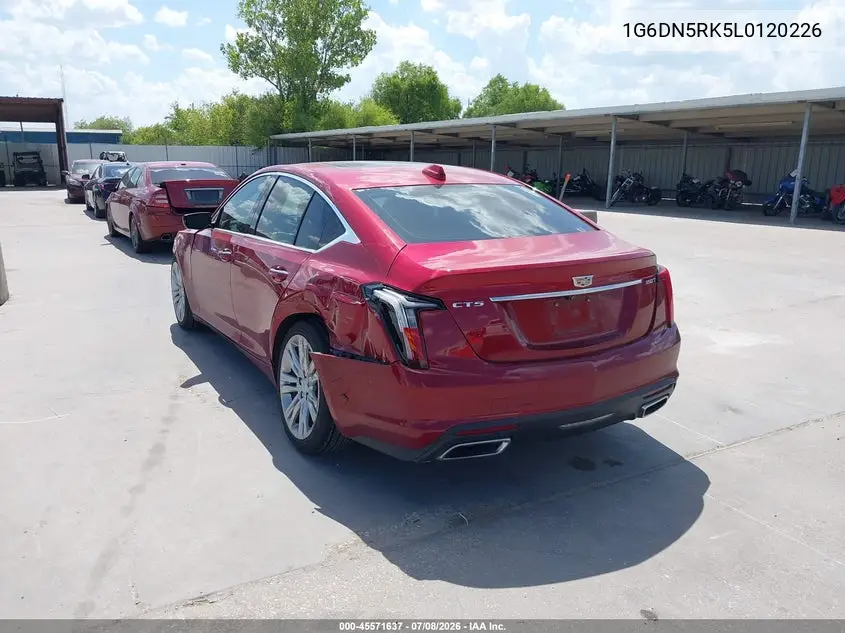 2020 Cadillac Ct5 Premium Luxury VIN: 1G6DN5RK5L0120226 Lot: 45571637