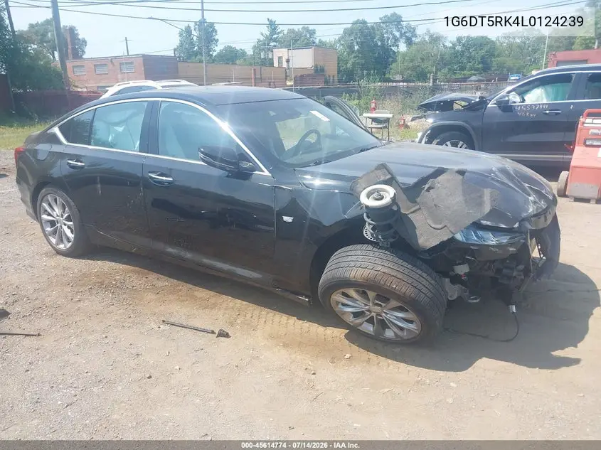 2020 Cadillac Ct5 Premium Luxury VIN: 1G6DT5RK4L0124239 Lot: 45614774