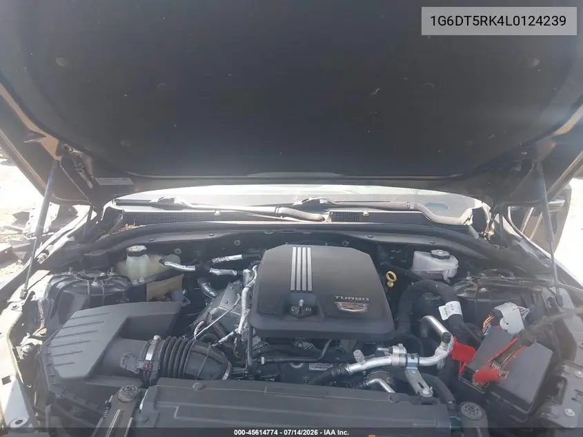 2020 Cadillac Ct5 Premium Luxury VIN: 1G6DT5RK4L0124239 Lot: 45614774