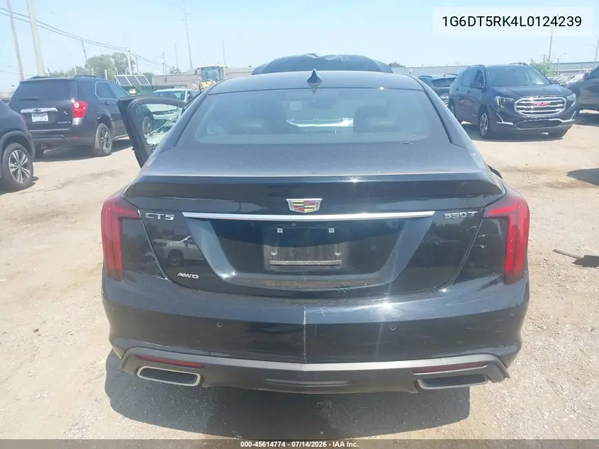 2020 Cadillac Ct5 Premium Luxury VIN: 1G6DT5RK4L0124239 Lot: 45614774
