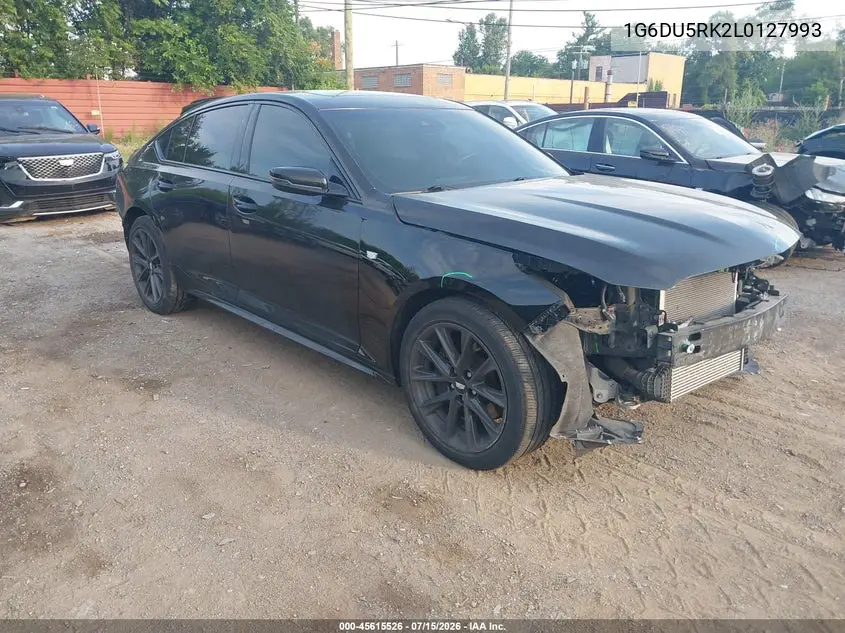 2020 Cadillac Ct5 Sport VIN: 1G6DU5RK2L0127993 Lot: 45615526