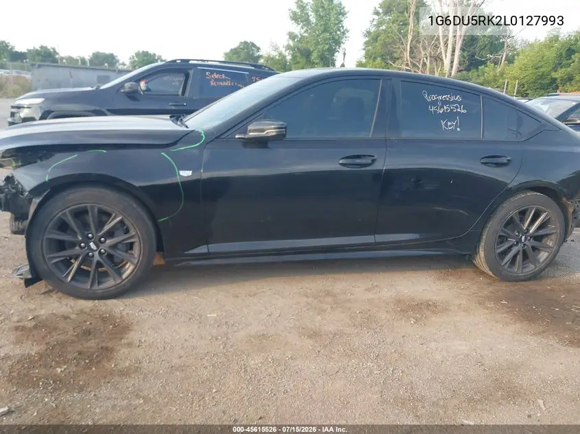 2020 Cadillac Ct5 Sport VIN: 1G6DU5RK2L0127993 Lot: 45615526