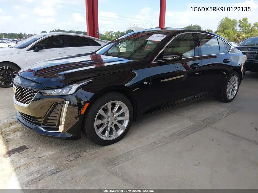 2020 Cadillac Ct5 Luxury VIN: 1G6DX5RK9L0122135 Lot: 45651939