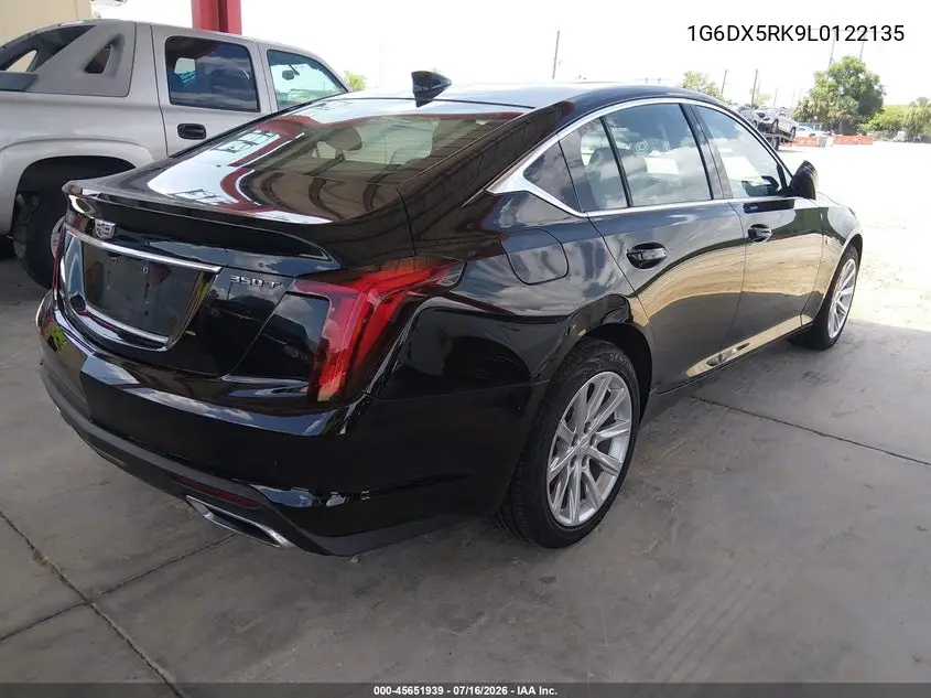 2020 Cadillac Ct5 Luxury VIN: 1G6DX5RK9L0122135 Lot: 45651939