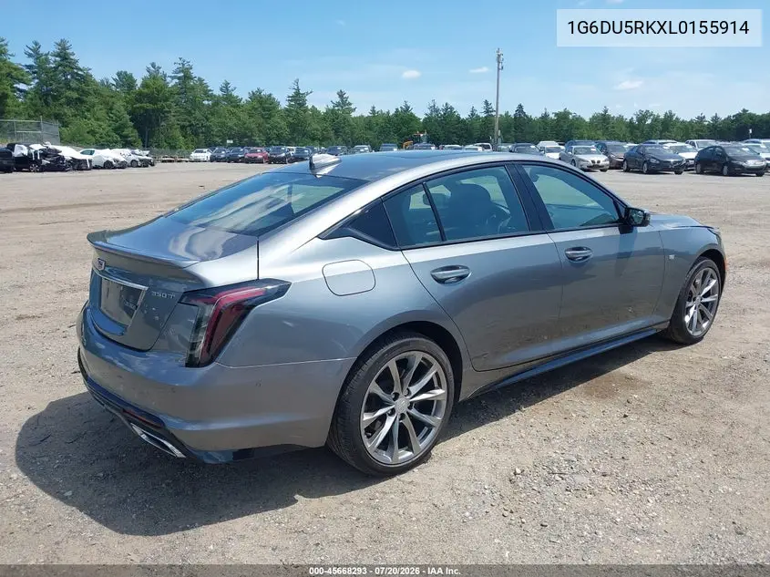 2020 Cadillac Ct5 Sport VIN: 1G6DU5RKXL0155914 Lot: 45668293
