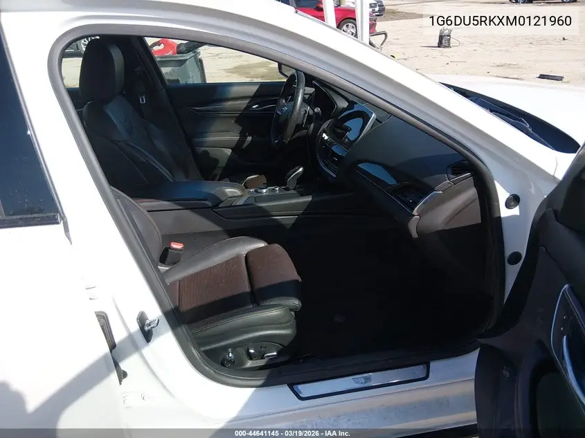 2021 Cadillac Ct5 Sport VIN: 1G6DU5RKXM0121960 Lot: 44641145