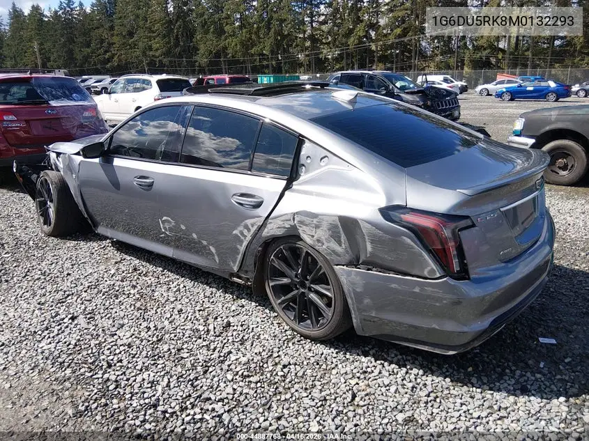 2021 Cadillac Ct5 Sport VIN: 1G6DU5RK8M0132293 Lot: 44887768