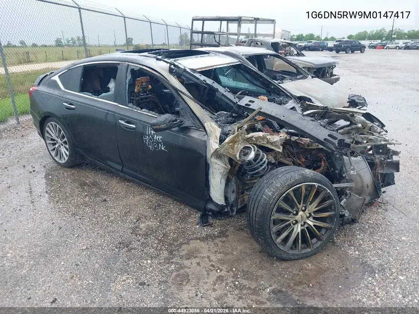 2021 Cadillac Ct5 Premium Luxury VIN: 1G6DN5RW9M0147417 Lot: 44923056