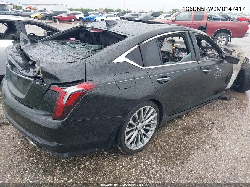 2021 Cadillac Ct5 Premium Luxury VIN: 1G6DN5RW9M0147417 Lot: 44923056