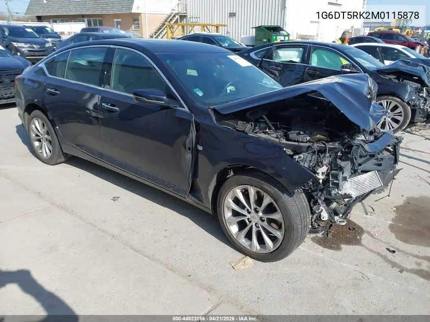 2021 Cadillac Ct5 Premium Luxury VIN: 1G6DT5RK2M0115878 Lot: 44923156