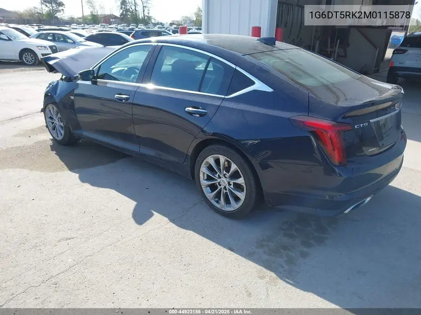 2021 Cadillac Ct5 Premium Luxury VIN: 1G6DT5RK2M0115878 Lot: 44923156
