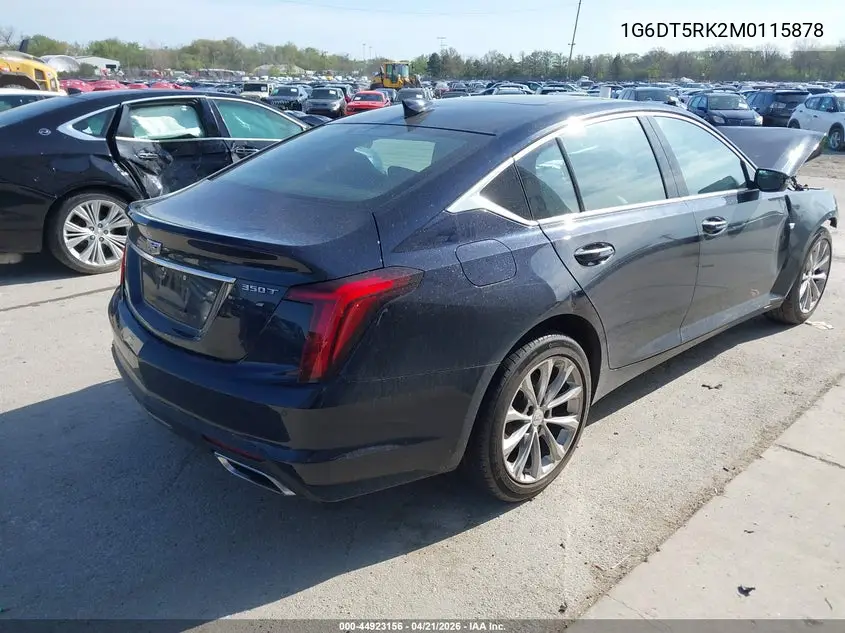 2021 Cadillac Ct5 Premium Luxury VIN: 1G6DT5RK2M0115878 Lot: 44923156